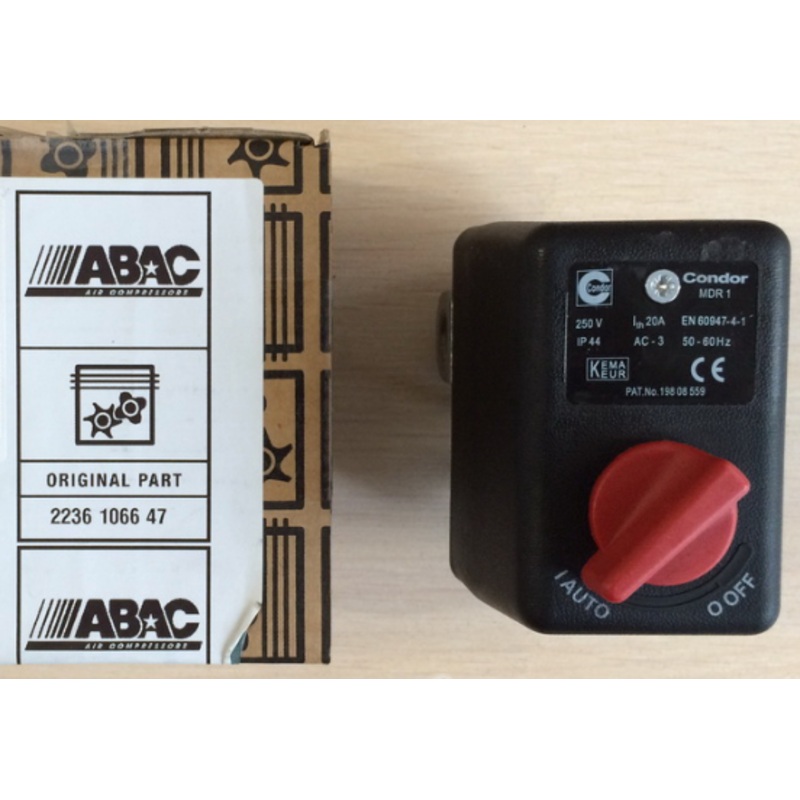 ABAC A39B Compressor Single Phase Pressure Switch 240V 3/8 – 2236106647