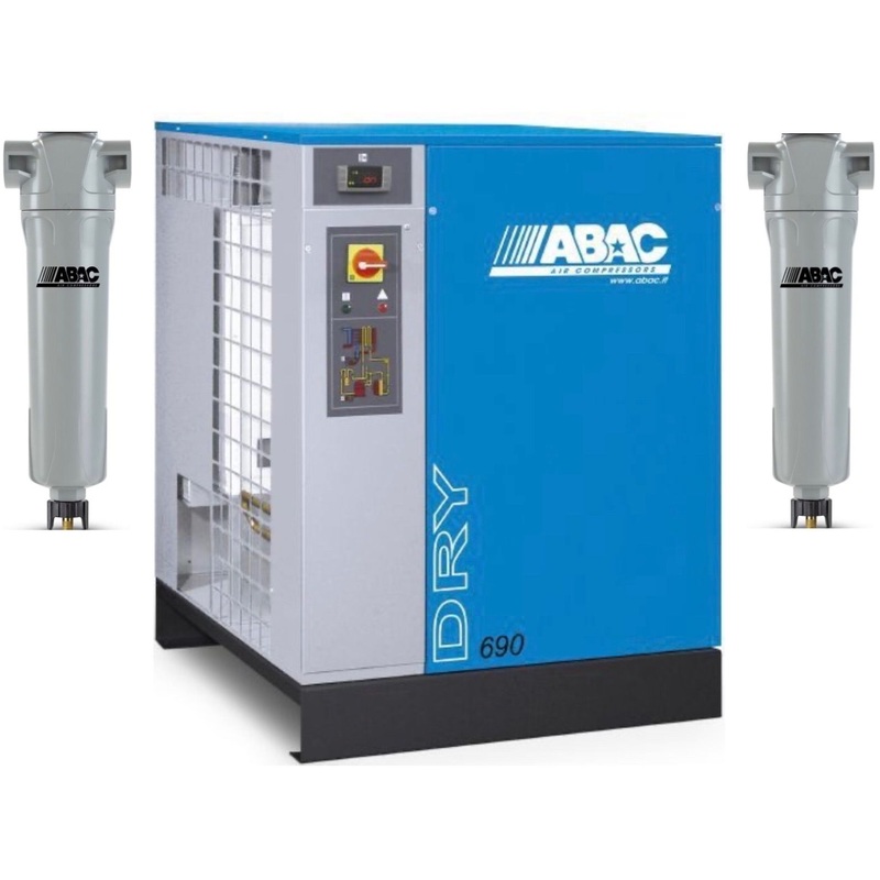 Abac DRY 690 441 cfm Compressed Air Dryer & Filters – 4102005596 +2 x Filters