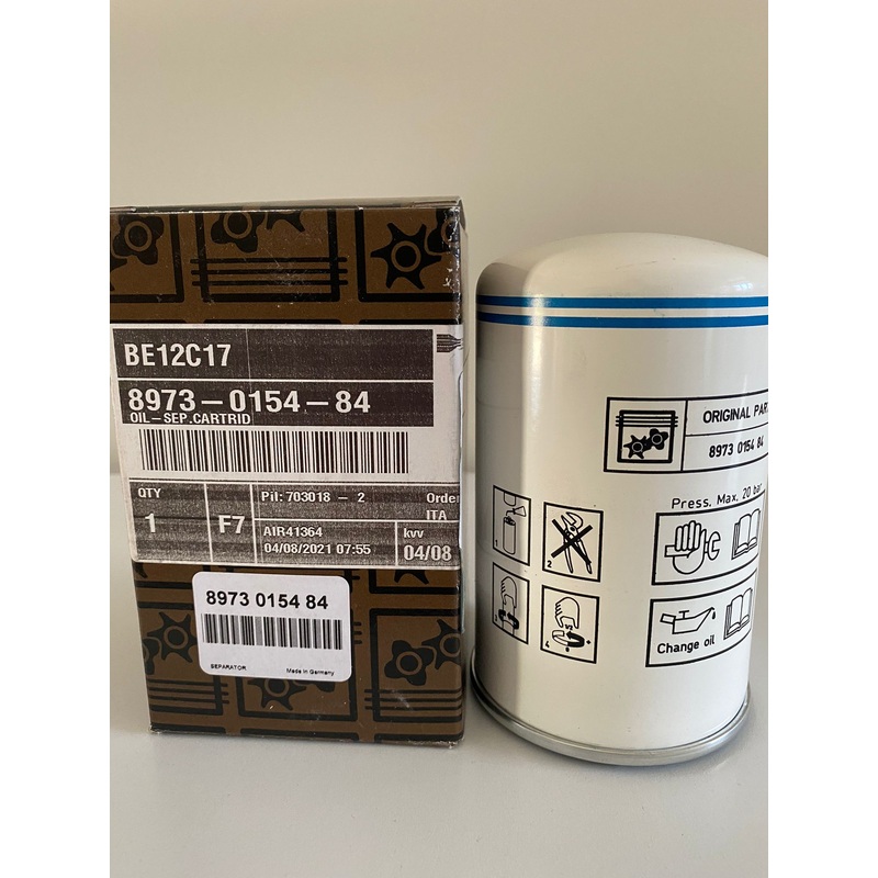 ABAC SPINN, BA51, 5.5 – 7.5Kw, Genuine Separator Element – 8973015484