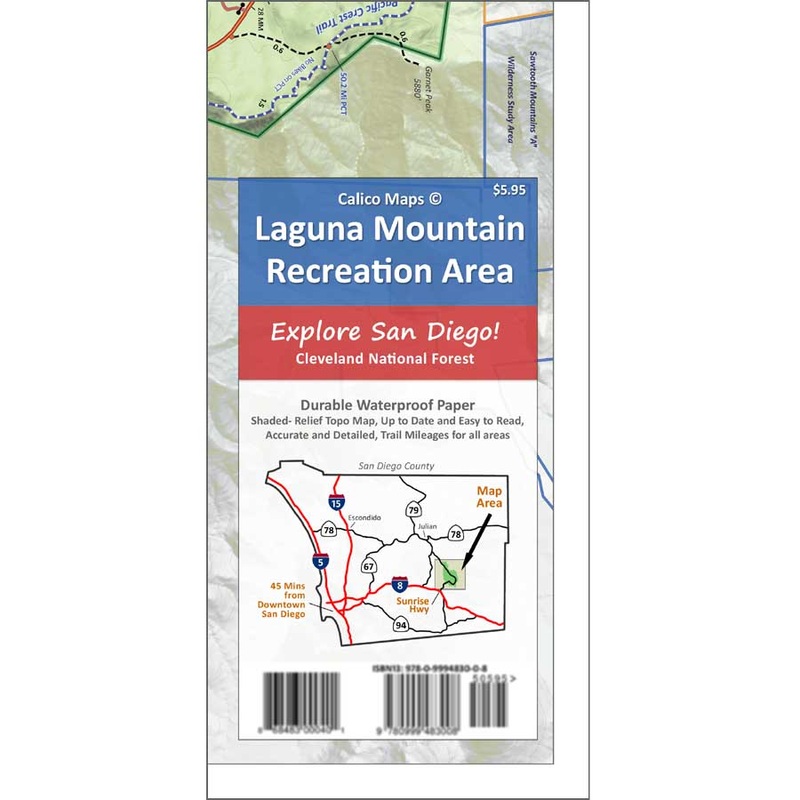Laguna Mountain Recreation Area Trail Map