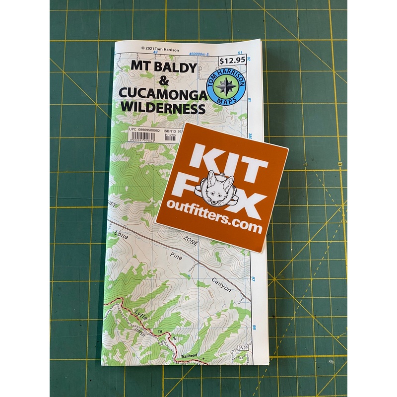 Mt Baldy-Cucamonga Wilderness Map