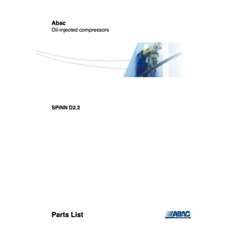 ABAC Spinn D2.2 Parts Manual From 2021