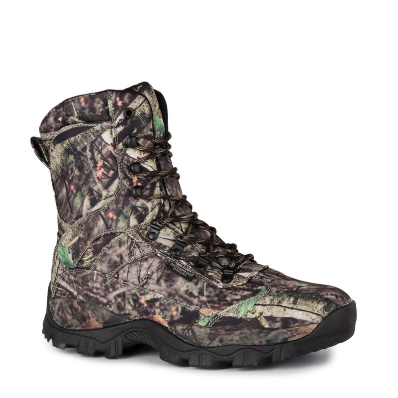 Acton 8 Backtrack Camo Insulated Hunting Boots – 400g Thinsulate, Waterproof & Breathable Drylock II Membrane, Hydrophobic Nylon Upper, Sizes 7-13