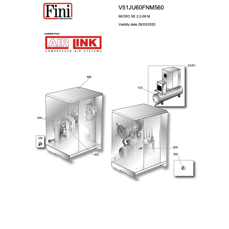Fini/FSN MICRO SE 2.2-08 M Parts Manual From 2020