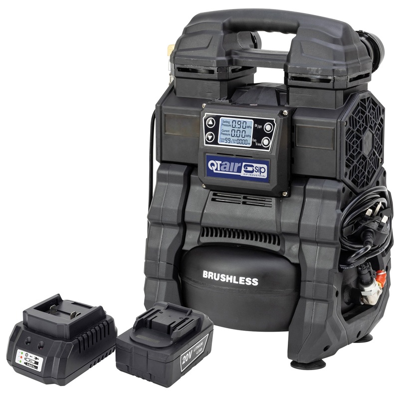SIP QT Battery & Mains 5ltr Oilless Compressor – 05313