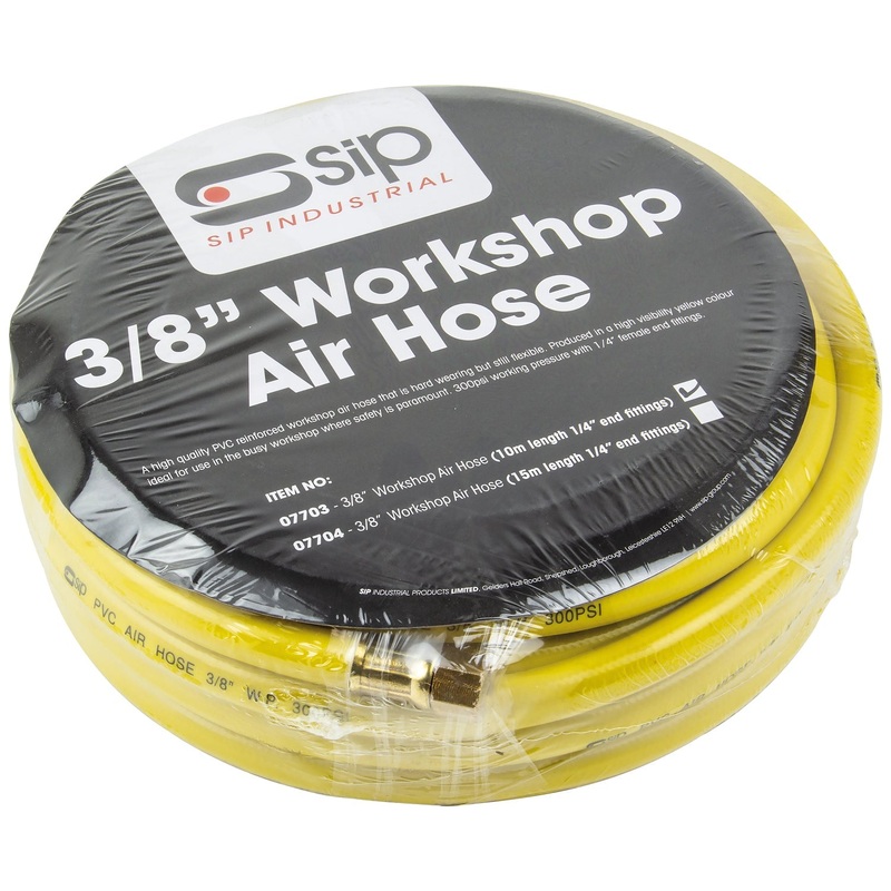 SIP 3/8 10mtr PVC Workshop Air Hose  Part Number  7703