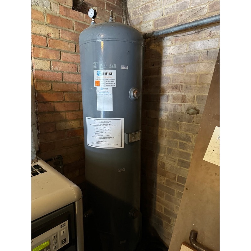 Used Atlas Copco 100L Compressed Air Receiver & Fittings