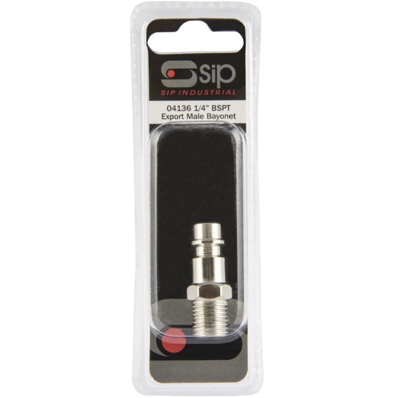 SIP Type 25 1/4 BSP Male Euro Plug Adaptor – 04136