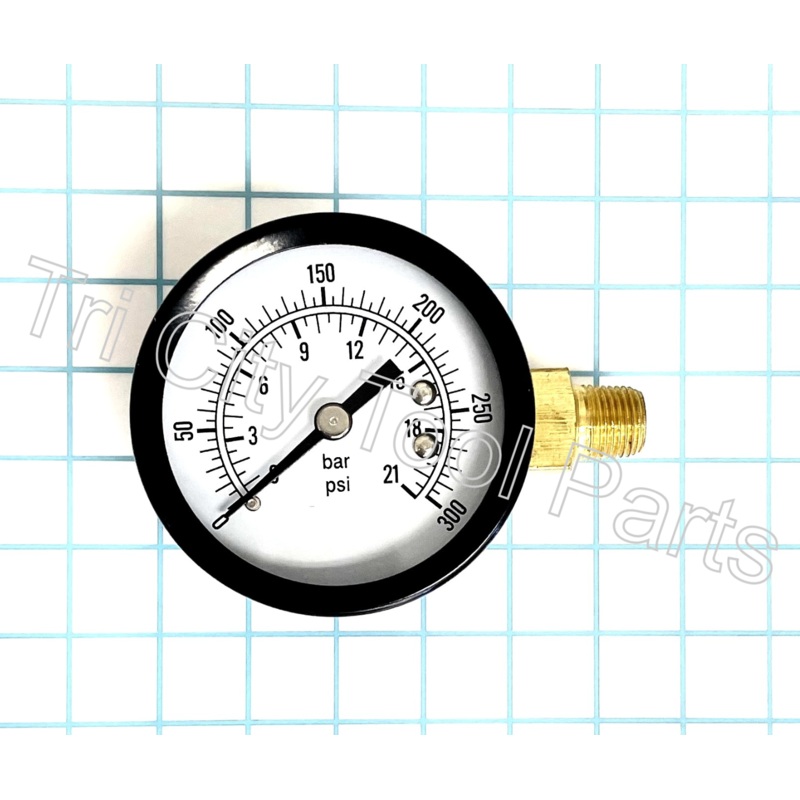 032-0118 Gauge Air Compressor 2 300 PSI X 1/8 NPT RH Connect Coleman Powermate