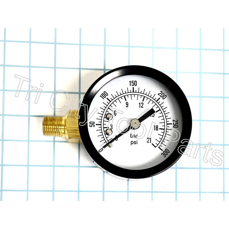 032-0119 Gauge Air Compressor 2 300 PSI X 1/8 NPT LH Connect Coleman Powermate