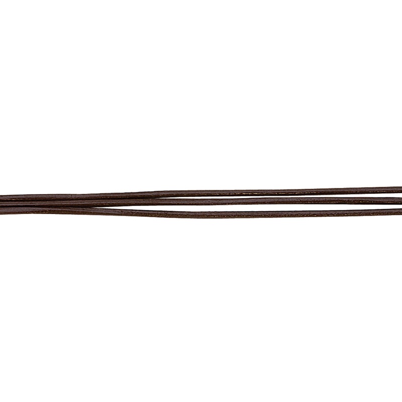 10 Meters – 0.50 mm Round Brown Leather Cord