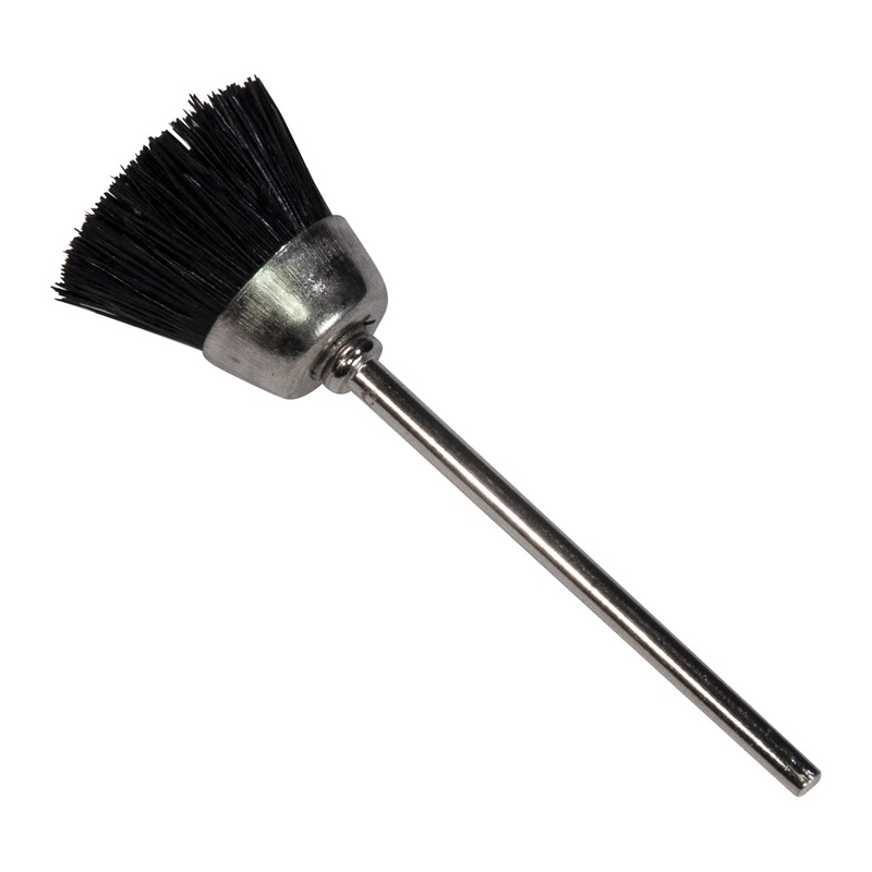 1/2 CUP BRISTLE BRUSH, STIFF, 3/32 MANDREL