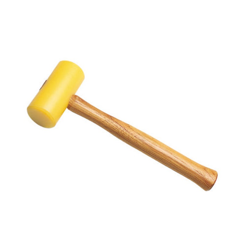 1-1/4 Yellow Plastic Mallet