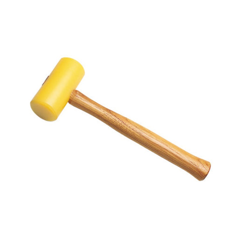1-3/4 Yellow Plastic Mallet