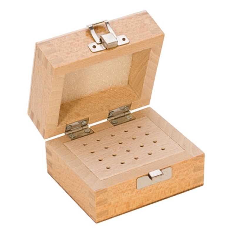 Wooden Bur Box with 20 Holes