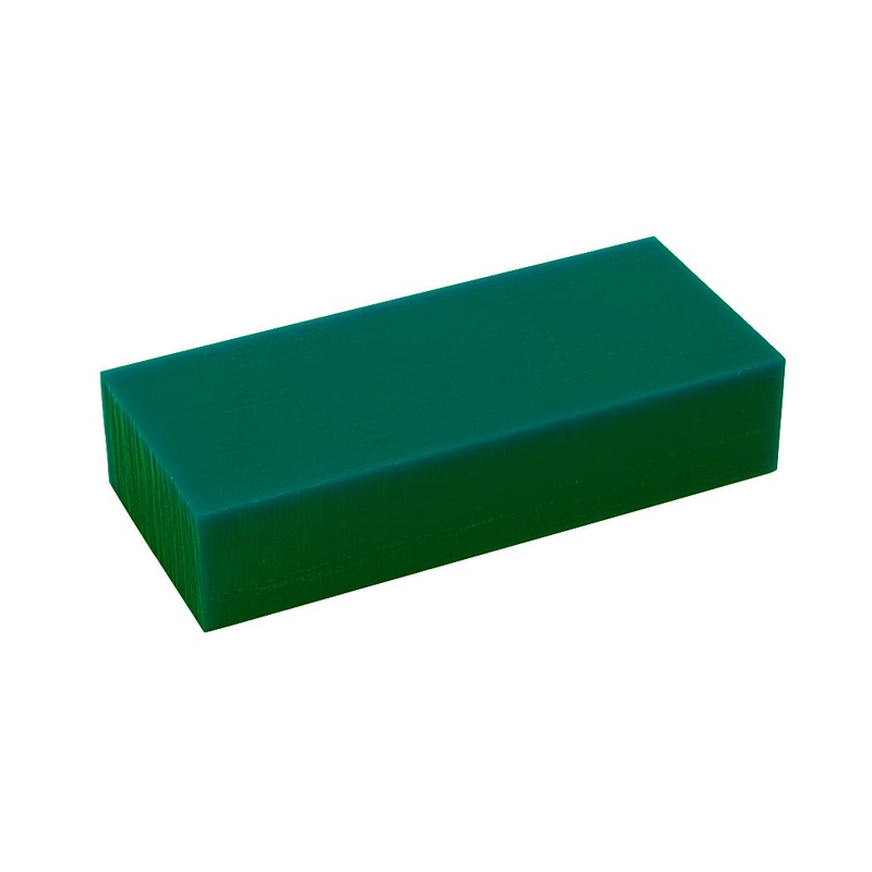 1 Lb Hard Dark Green Wax Carving Block