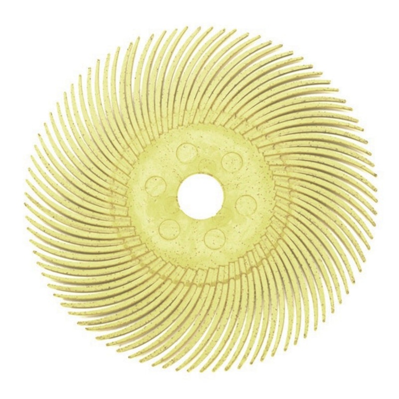 Yellow 3M Micron Radial Disc – 3, 80 Grit