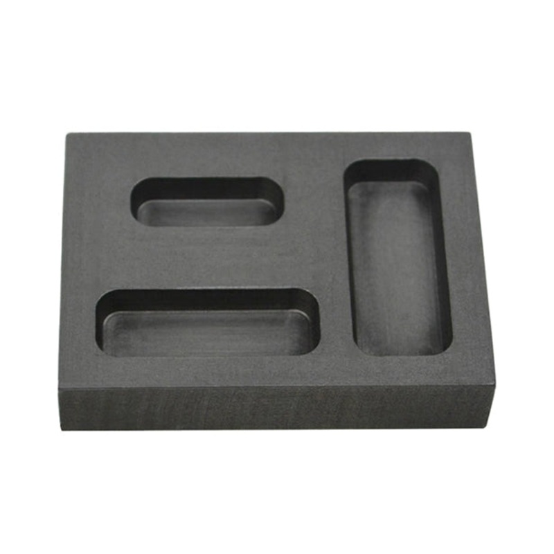 1/4-1/2-1 Troy Ounce Gold Combo Graphite Ingot Mold