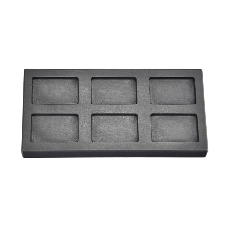 1 Troy Ounce Multi Cavity Gold Rectangular Graphite Ingot Mold