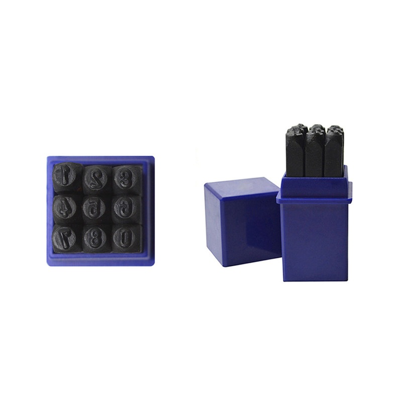 1/8 Steel Stamps – Numbers 0-9