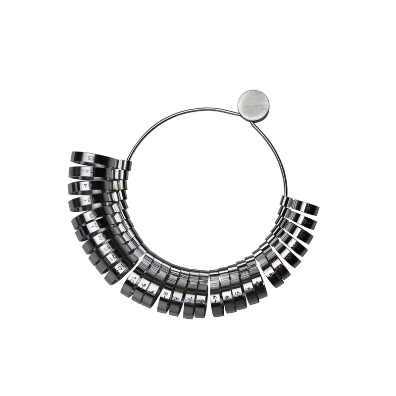 Wide Ring Sizer Gauge with Sizes 1-15
