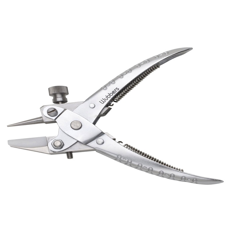 Wubbers Parallel Round/Nylon Flat Jaw Pliers