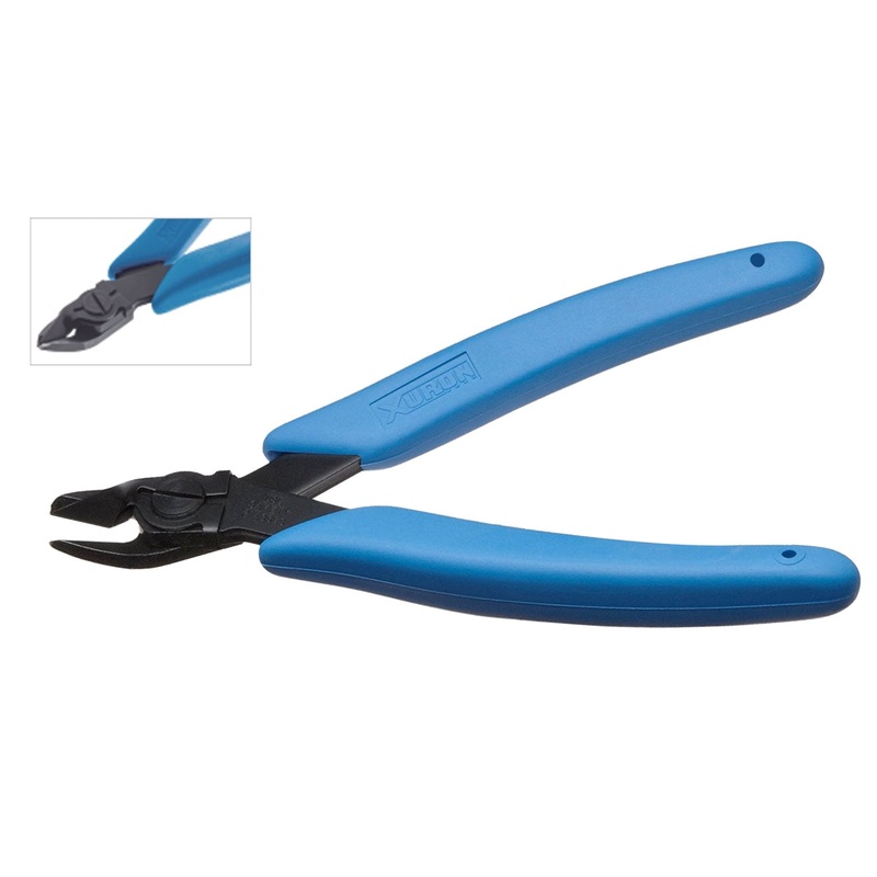 Xuron 9100F Oval Head Micro Shear Flush Cutters with Retainer