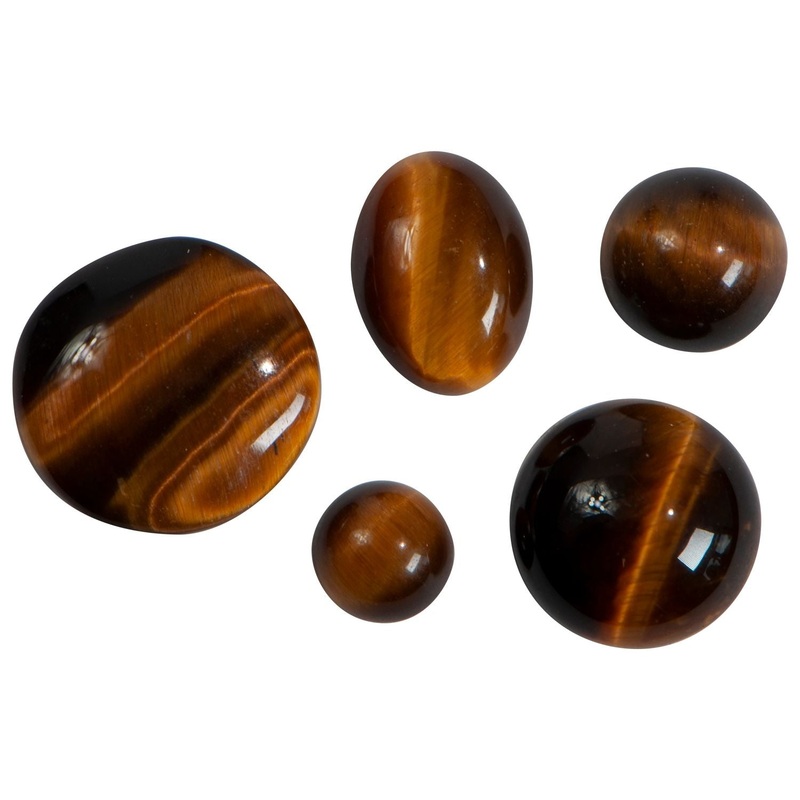 10 MM Tiger Eye Round Cabochon – Per Piece
