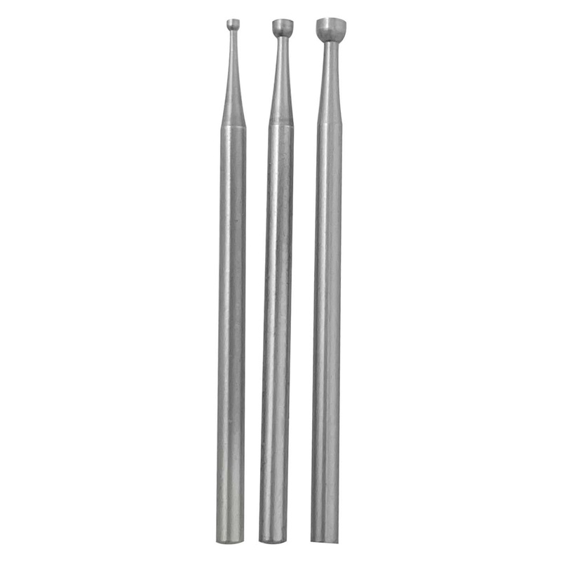 Wire Rounder Head Replacement Set with 3 Size 1mm, 1.7mm and 2.4mm