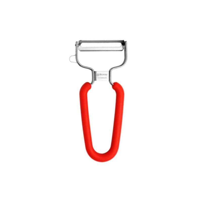 Browne 2.20 Dual Serrated Blade Y Peeler – Red – 575431