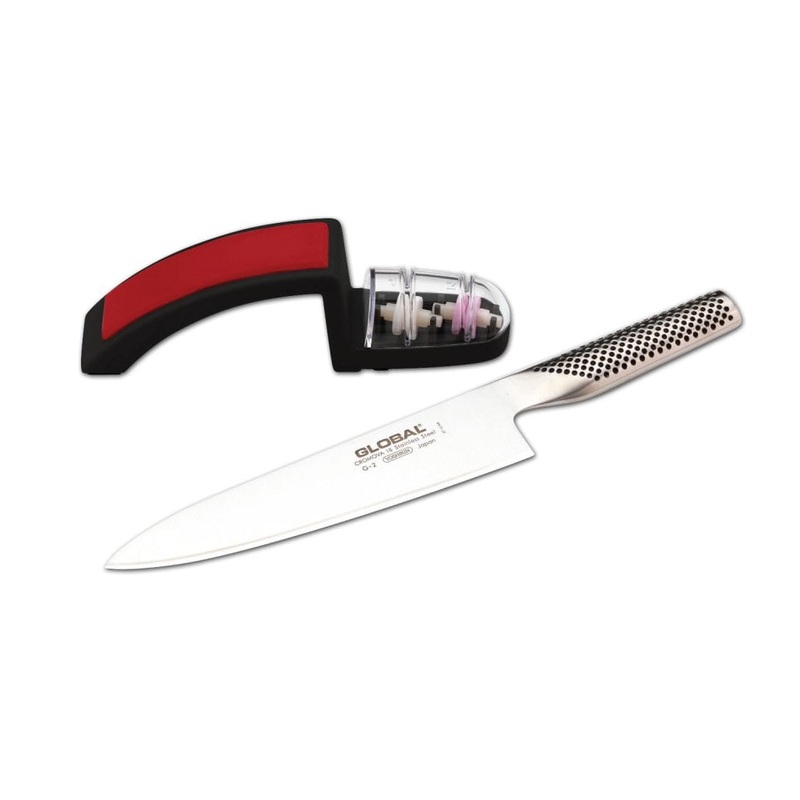 Global G-2220BR 2 Piece Starter Knife Set