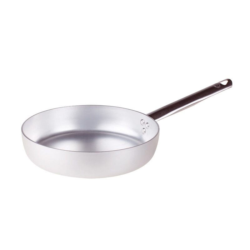 Pentole Agnelli ALMA11146 18 Round Frying Pan With Stainless Steel Handle