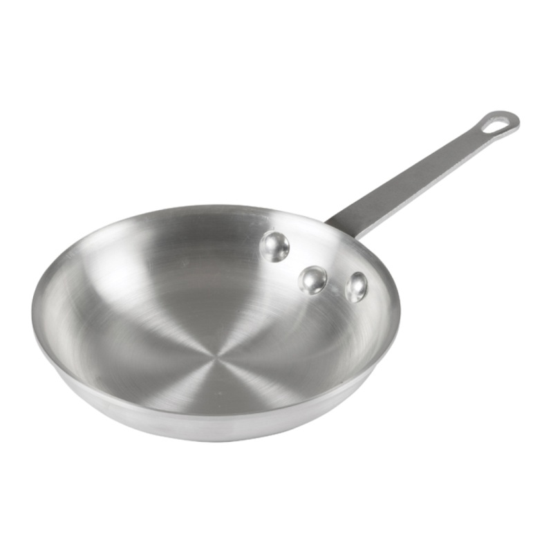 Winco 7 Gladiator Natural Finish Aluminum Fry Pan – AFP-7A
