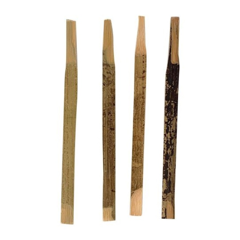 Tablecraft BAMBK35 3.5  Bamboo Bark Picks – 100 / Pack