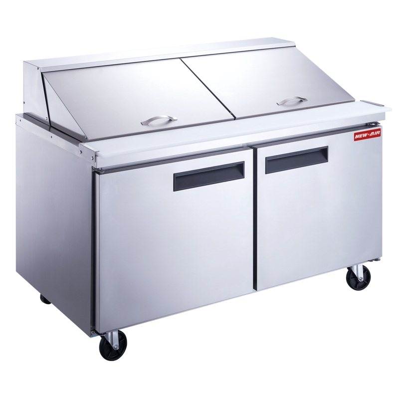 (USED) New Air NPT-060-MSA 60 2-Door Mega Top Salad/Sandwich Prep Table