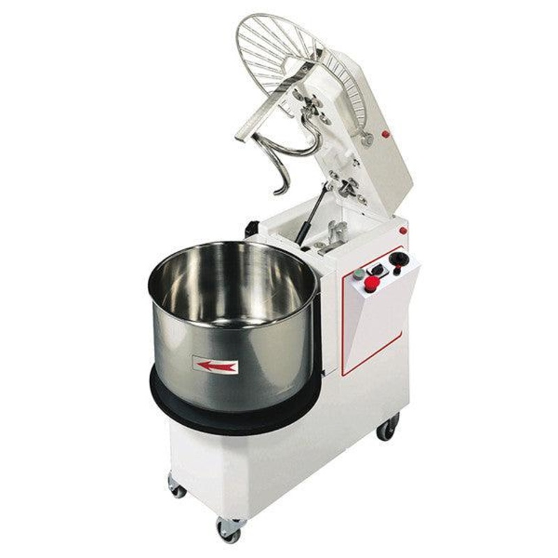 (USED) Nella 46 Qt. Heavy Duty Spiral Dough Mixer with Raising Head – 2 hp, 208V – 41549