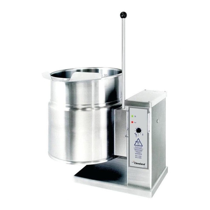 (USED) Cleveland KET-12T Manual 12-Gallon Electric Steam Kettle – 208V