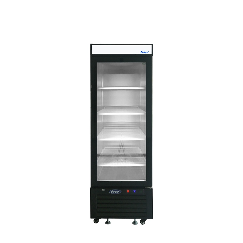 (USED) Atosa MCF8726 24 Bottom Mount Glass Door Refrigerated Merchandiser – 8.3 Cu. Ft.