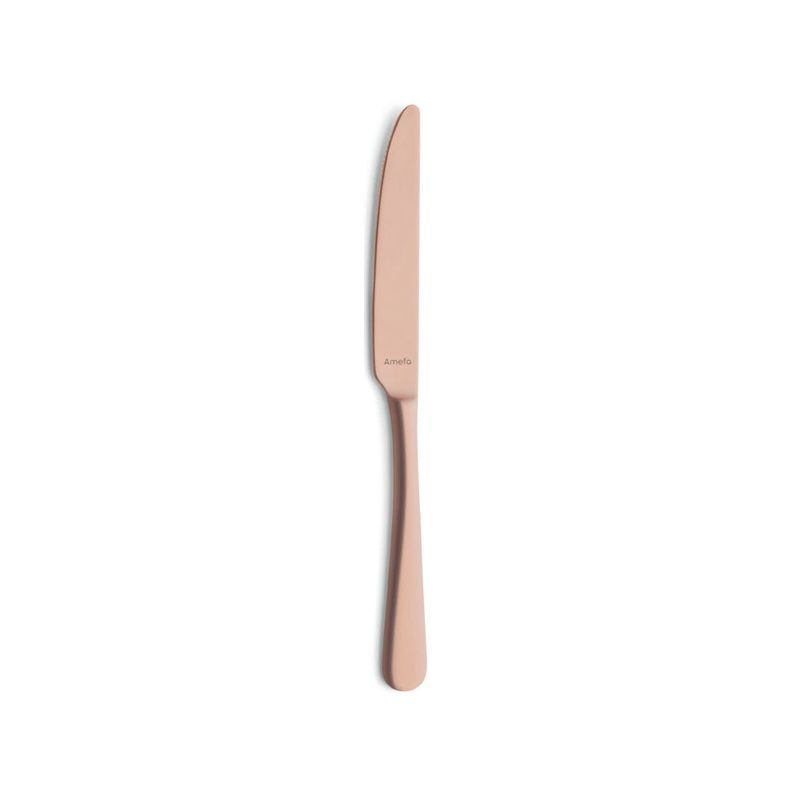 Tableware Cutlery 9.2 Amefa Austin Copper PVD Dinner Knife – 12/Case – 1410AEB000305