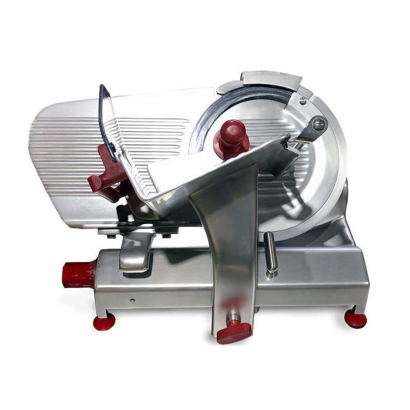 (USED) Berkel 827E-PLUS 12 Manual Gravity-Feed Meat Slicer – 0.35 hp