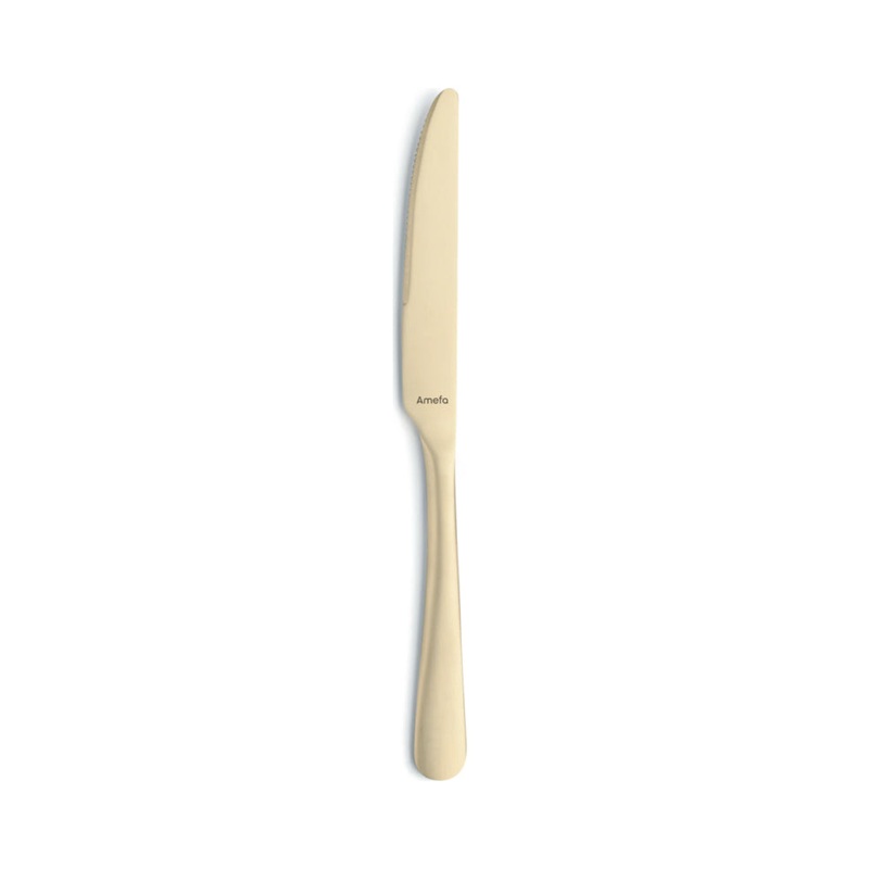 Tableware Cutlery 9.2 Amefa Austin Champagne PVD Dinner Knife – 12/Case – 1410AVB000305