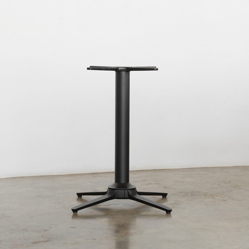 NOROCK Esplanade 27 x 27 Self-Stabilising Dining Height Table Base – ESAL27BK