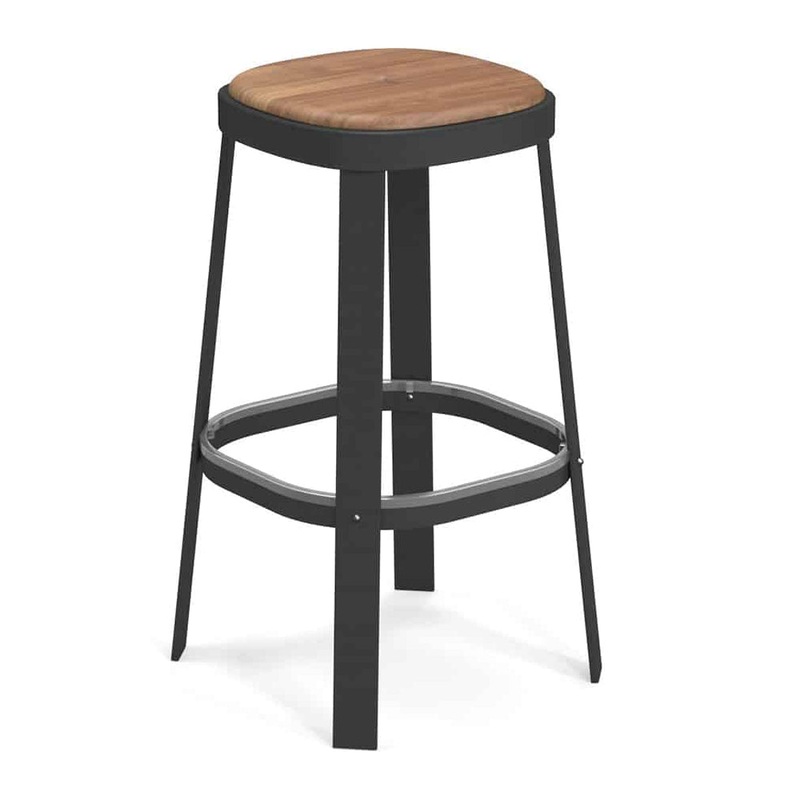 emu Backless Thor Teak Bar Stool