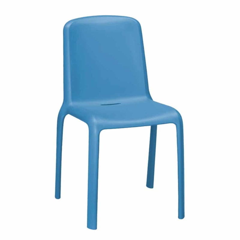 emu Snow Side Chair-Blue & Green & Orange & Red & Gray