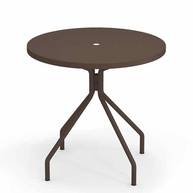 emu Solid 32 Round Table-Bronze & Cement & Iron