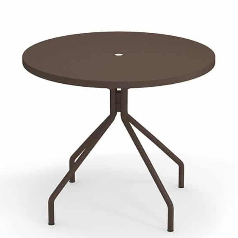 emu Solid 36 Round Table-Bronze & Cement & Iron