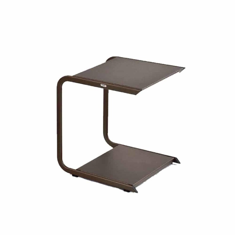 emu Holly Side Table-Bronze & Gray