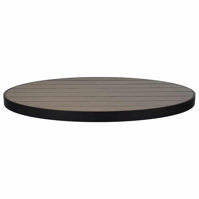emu Sid Aluminum 35 Round Table Top