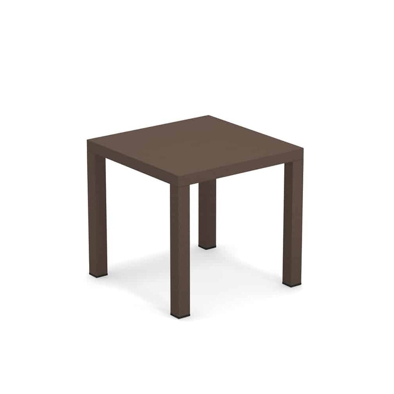 emu Star Side Table-Bronze & White