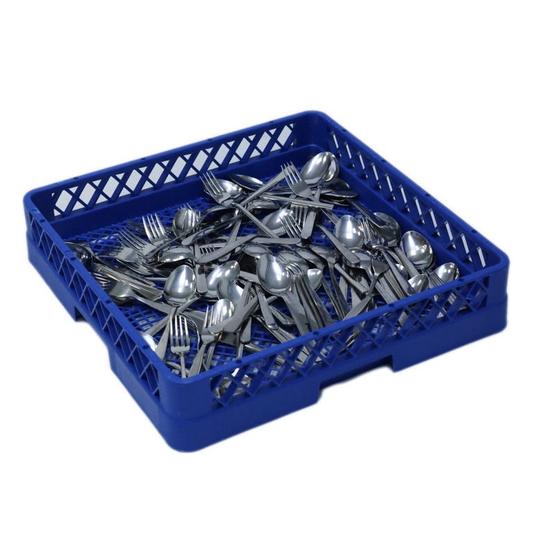 Nella 20 x 20 Blue Plastic Full Flat Rack – CKB50